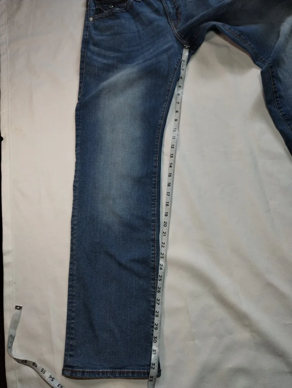 True Religion Men's Medium Blue Straight Jeans